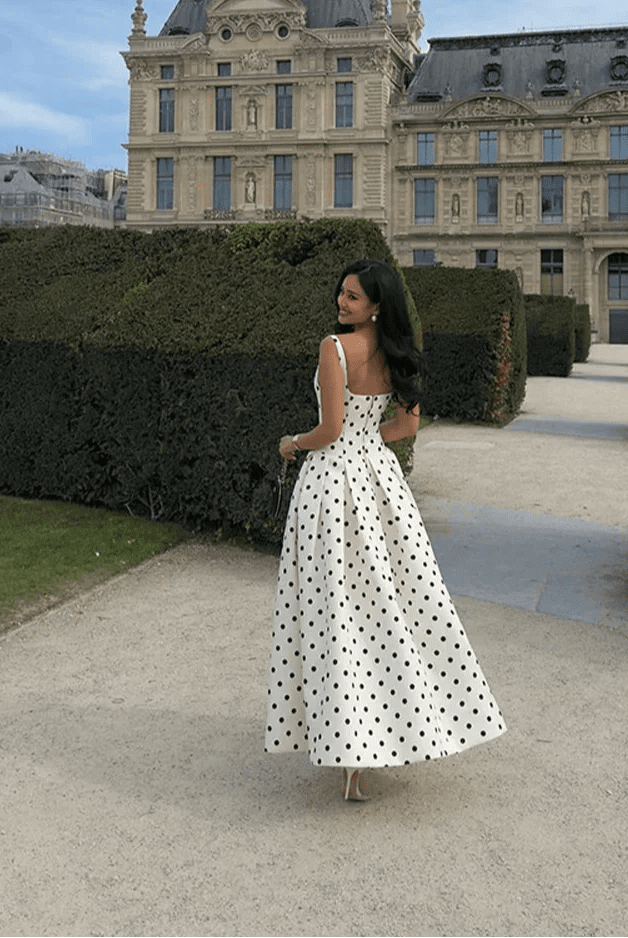 ZEYA - Petra Polka Dot Midi Dress
