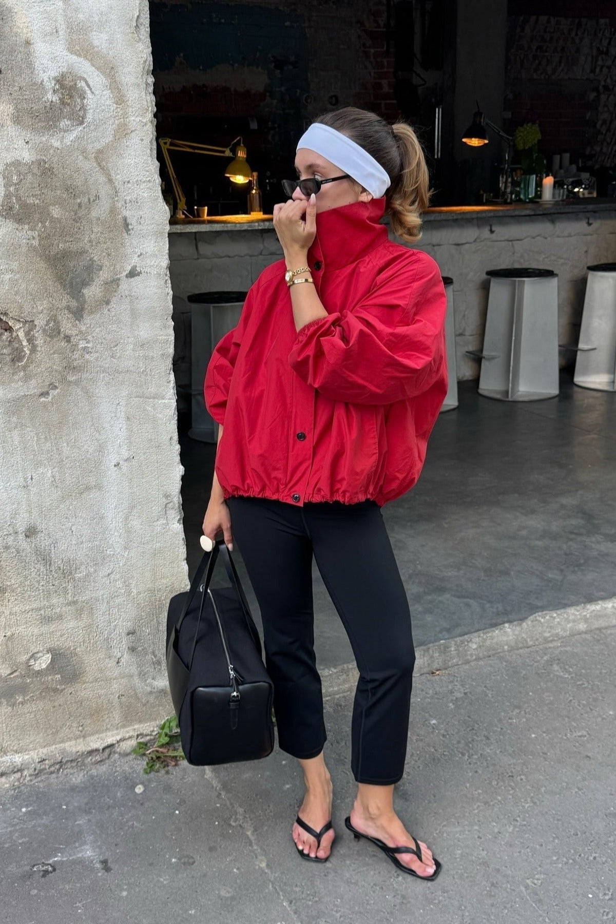 ZEYA - Polly High - Neck Bomber Jacket