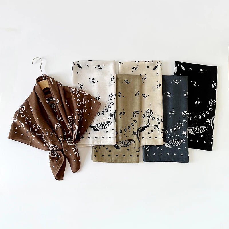 ZEYA - Portia Paisley Square Scarf