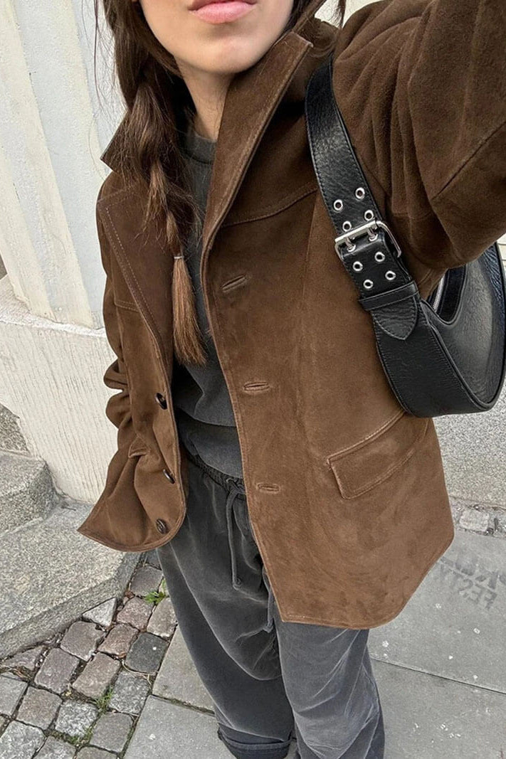 ZEYA - Reva Faux Suede Blazer