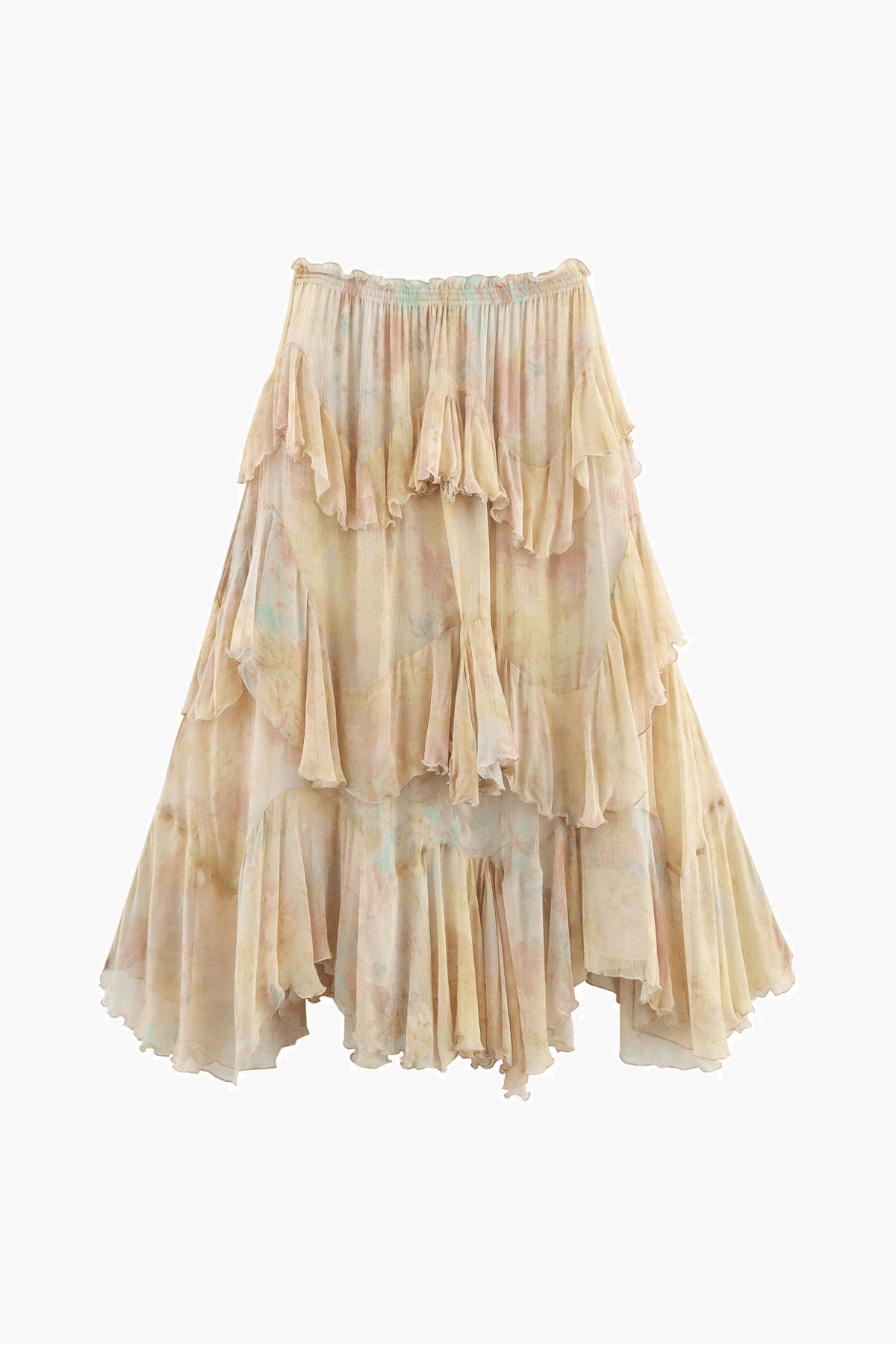 ZEYA - Sabine Tiered Boho Maxi Skirt