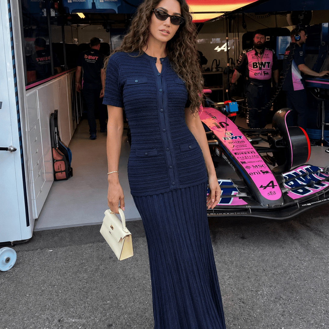 ZEYA - Sadie Ribbed Knit Maxi Dress
