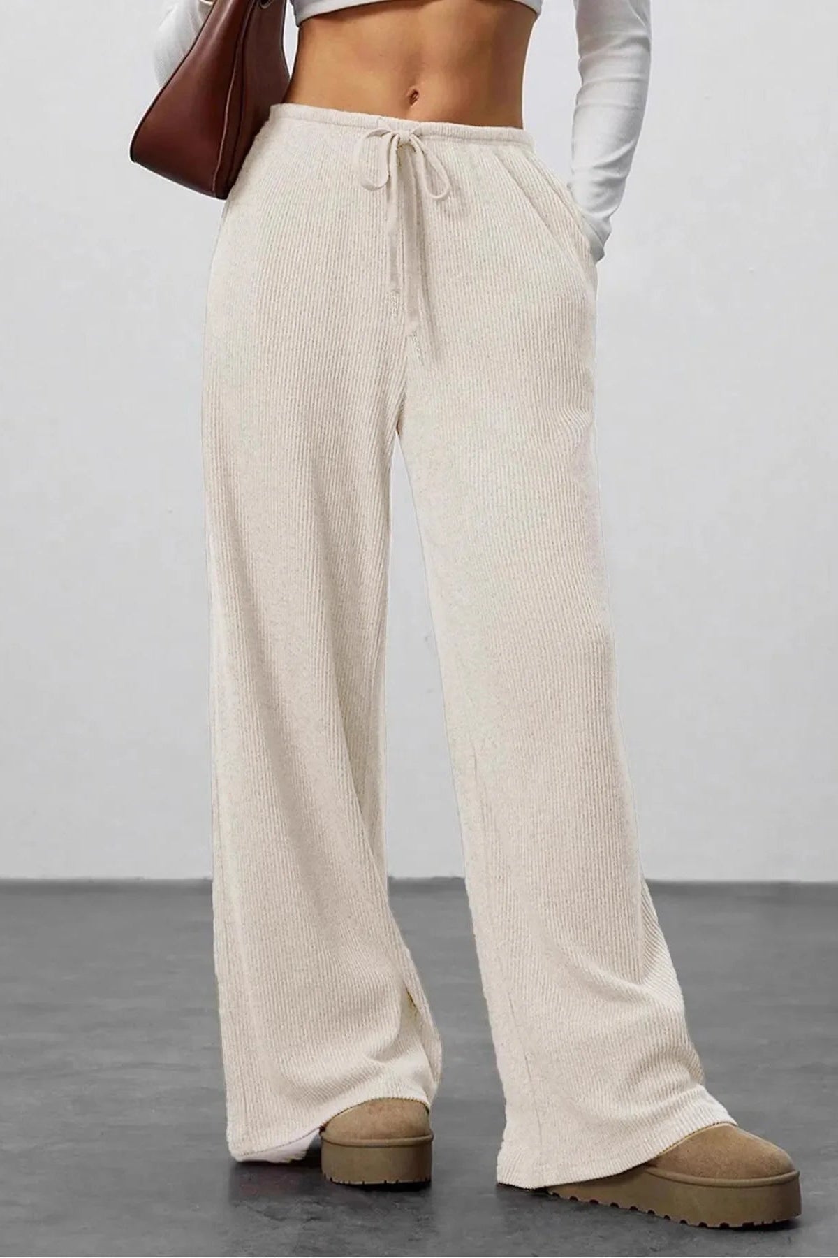 ZEYA - Samantha Wide Leg Knit Pants