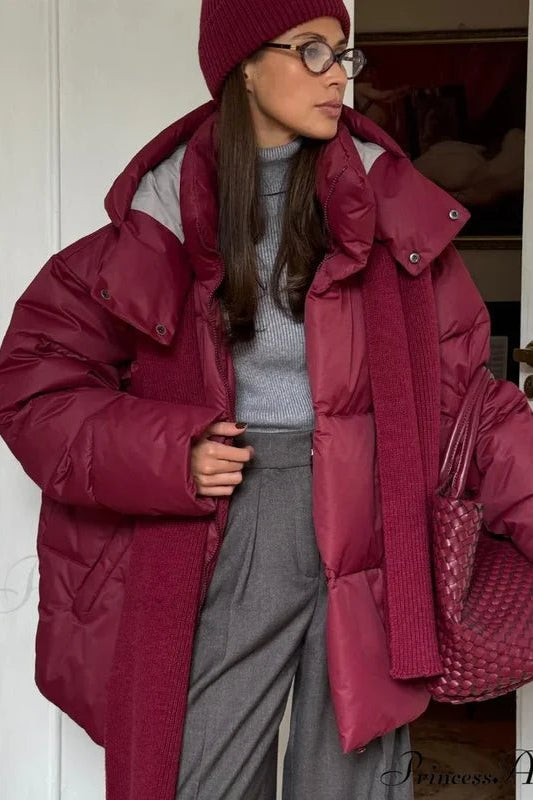 ZEYA - Sheila Detachable Hood Puffer Jacket