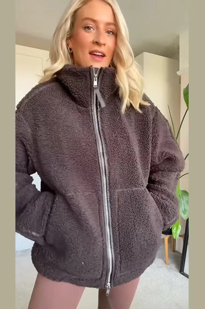 ZEYA - Suzette Zip Up Teddy Jacket