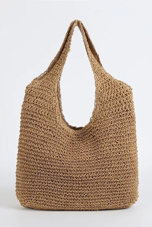 ZEYA - Svea Woven Rattan Tote Bag