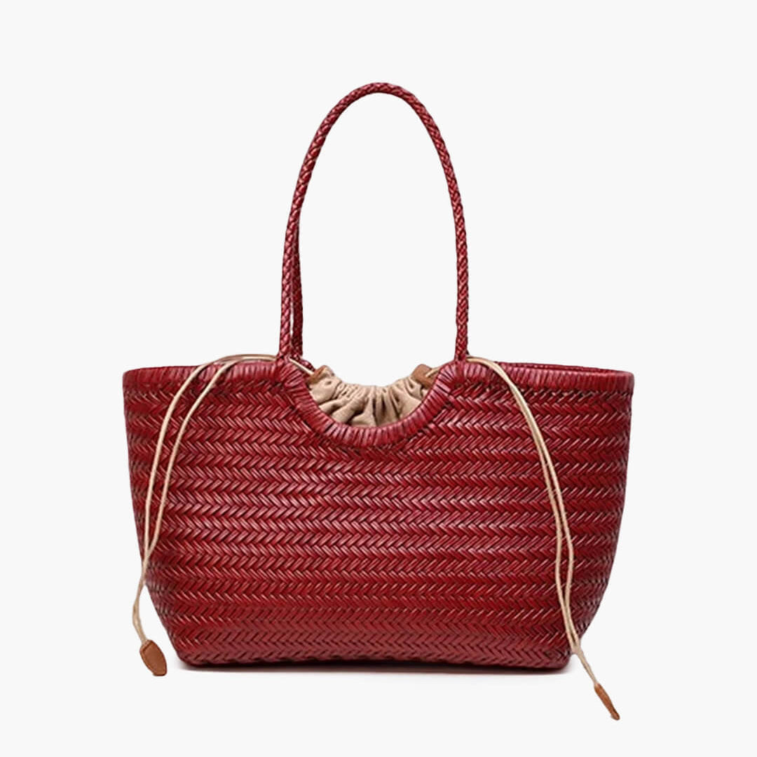ZEYA - Tatum Handwoven Leather Tote Bag