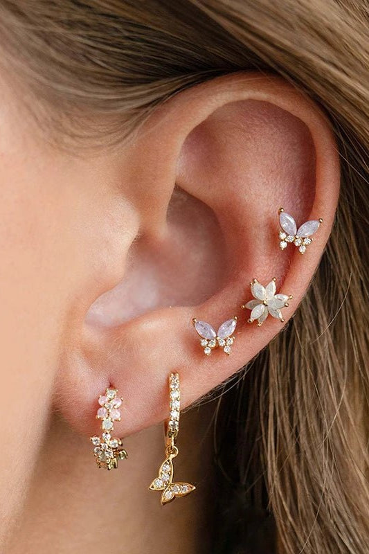ZEYA - Vanessa Butterfly Piercing Set