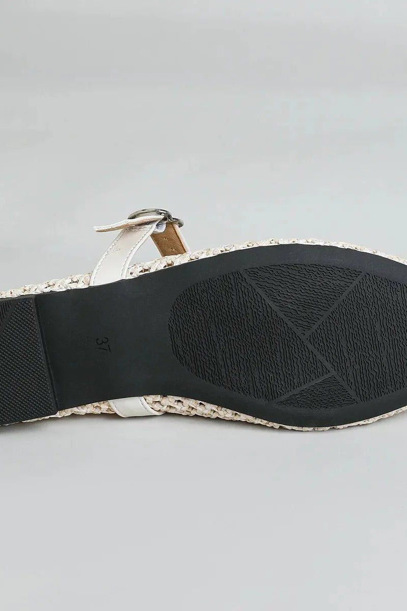 ZEYA - Veda Hollow Weave Mary Jane Flats