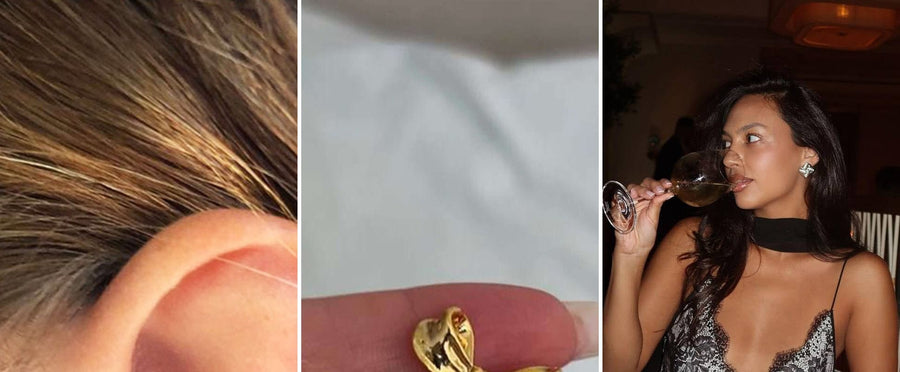 Studs gör comeback: Små smycken, maximal elegans