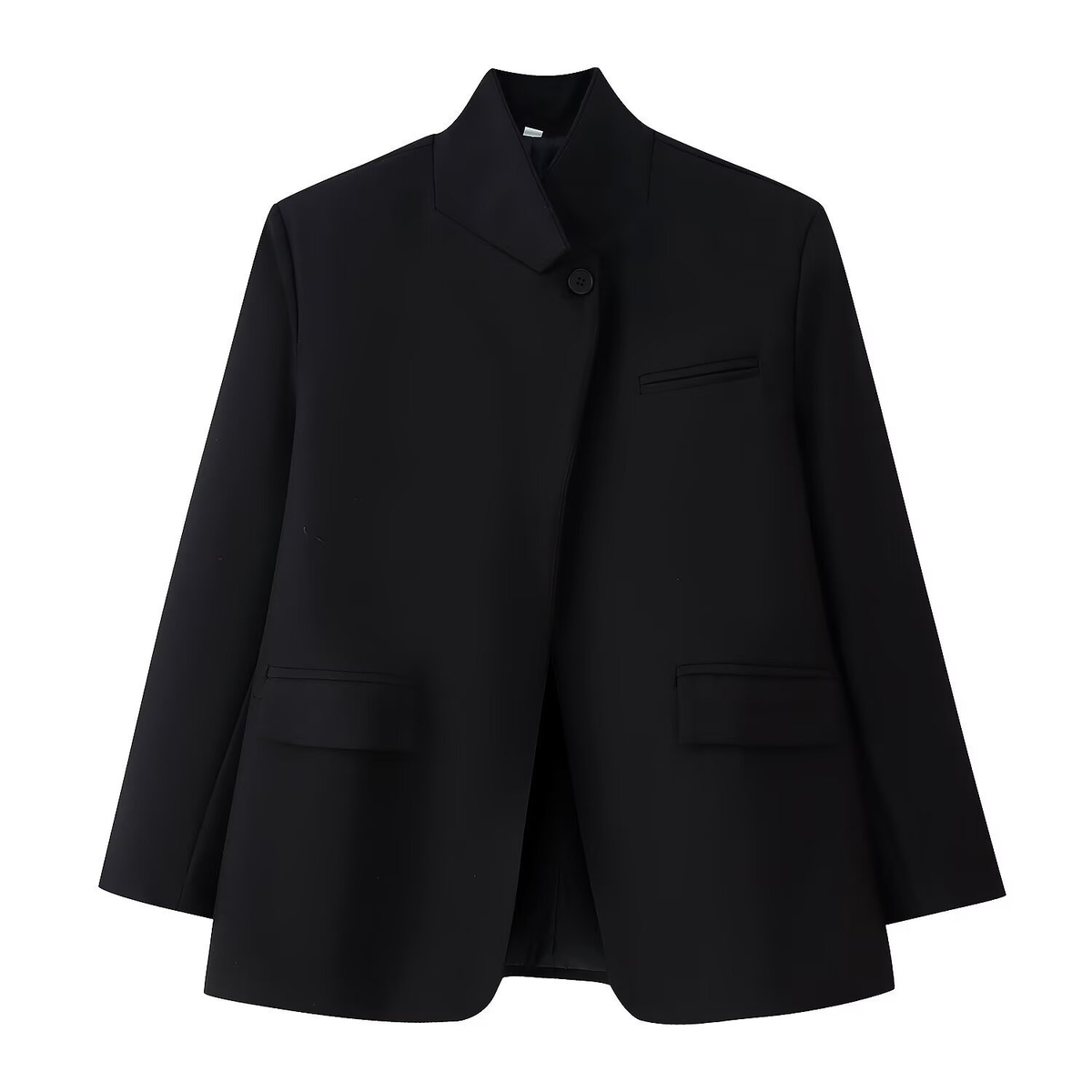 Melanie Rutig Blazer med Ståkrage