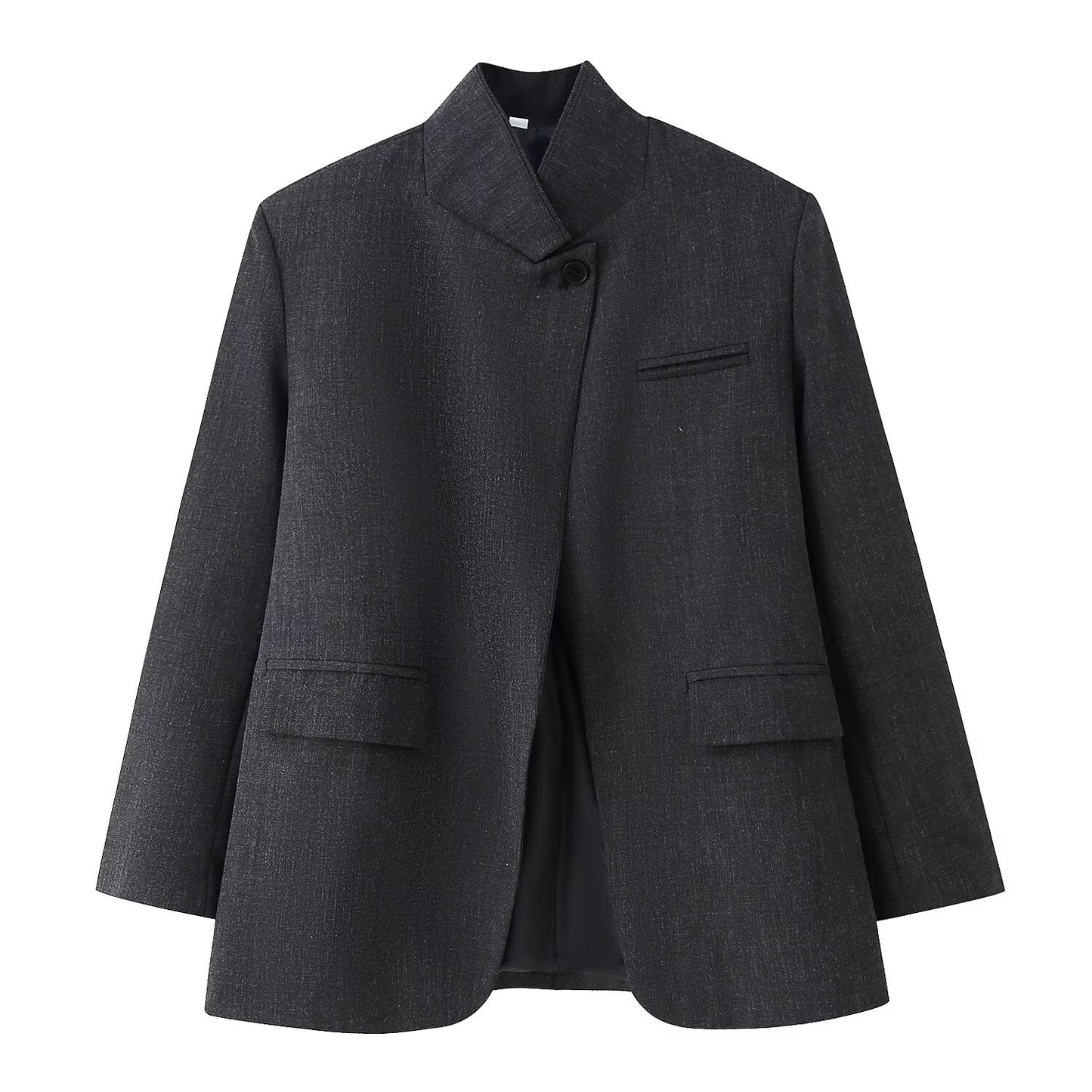 Melanie Rutig Blazer med Ståkrage