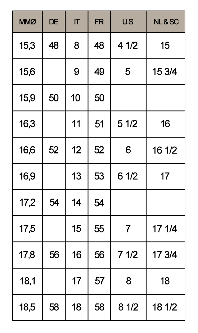 Size Guide