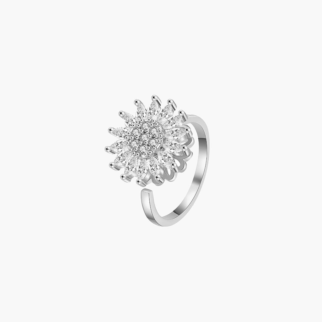 Blomma Ångest Snurrande Ring