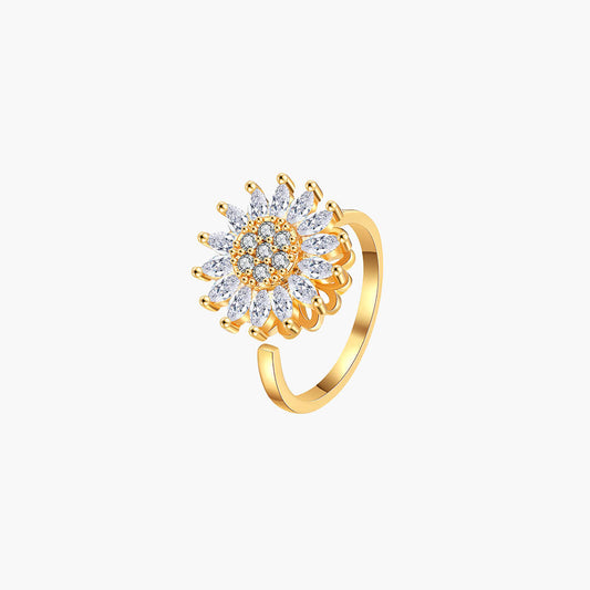 Blomma Ångest Snurrande Ring