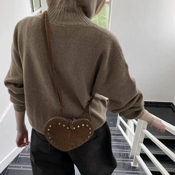 Esther Vintage Crossbody-väska i konstmocka