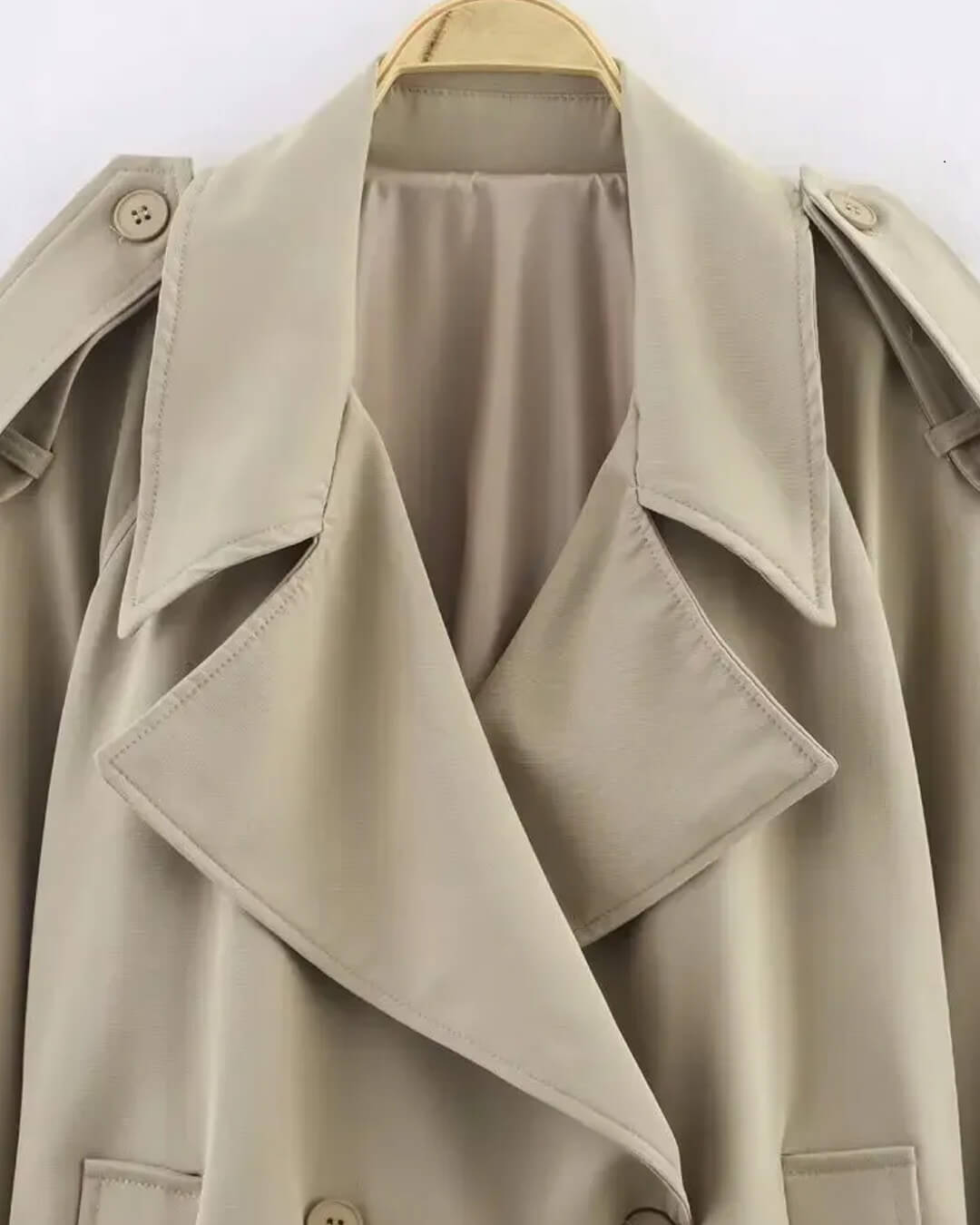 Fabienne Oversized Belted Trench Coat