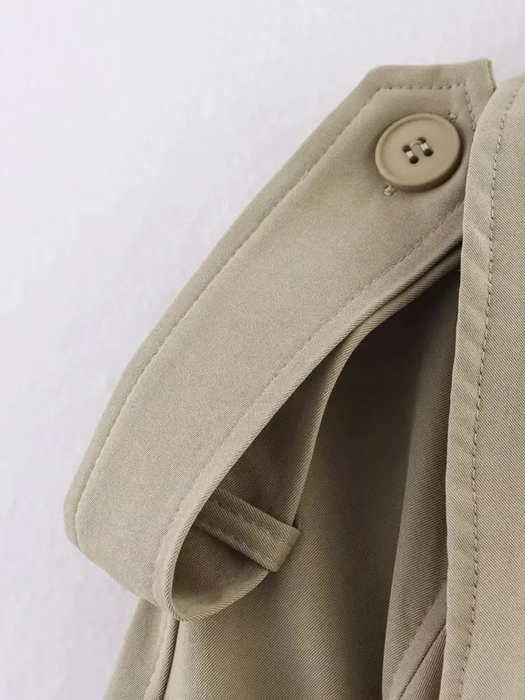 Fabienne Oversized trenchcoat med bälte