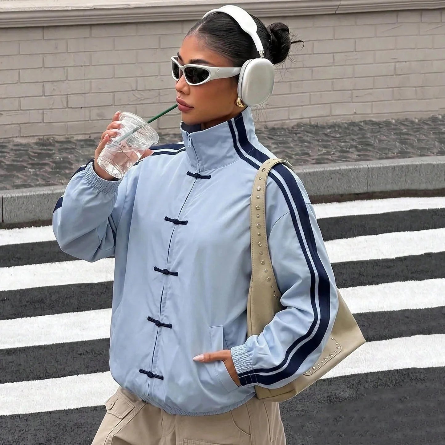 Gloria Mandarinrandig Oversized Jacka