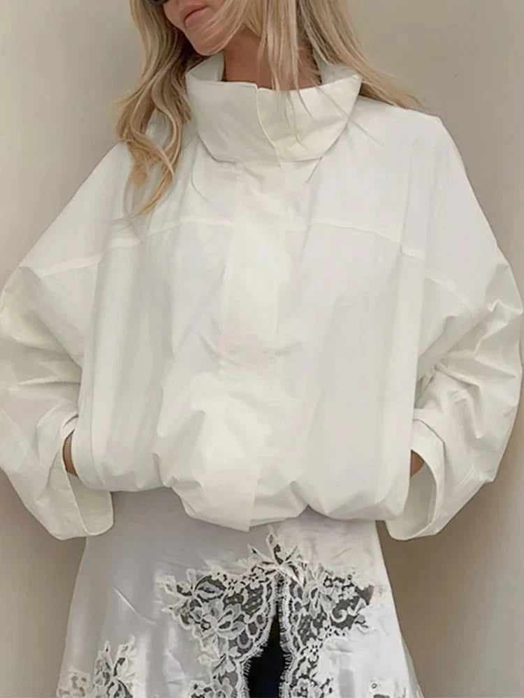 Joanna Hooded Windbreaker-jacka
