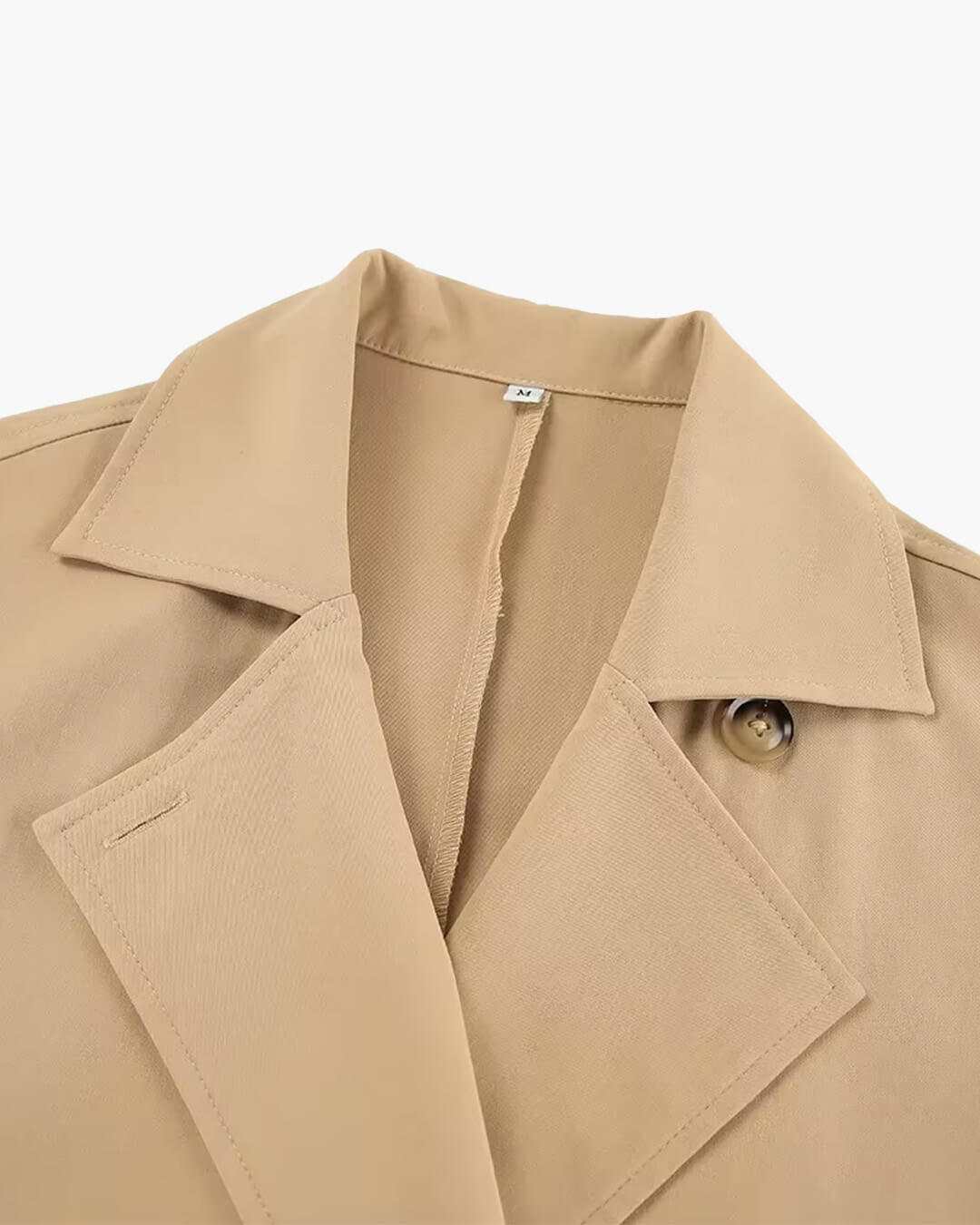 Evelyn klassisk dubbelknäppt trenchcoat