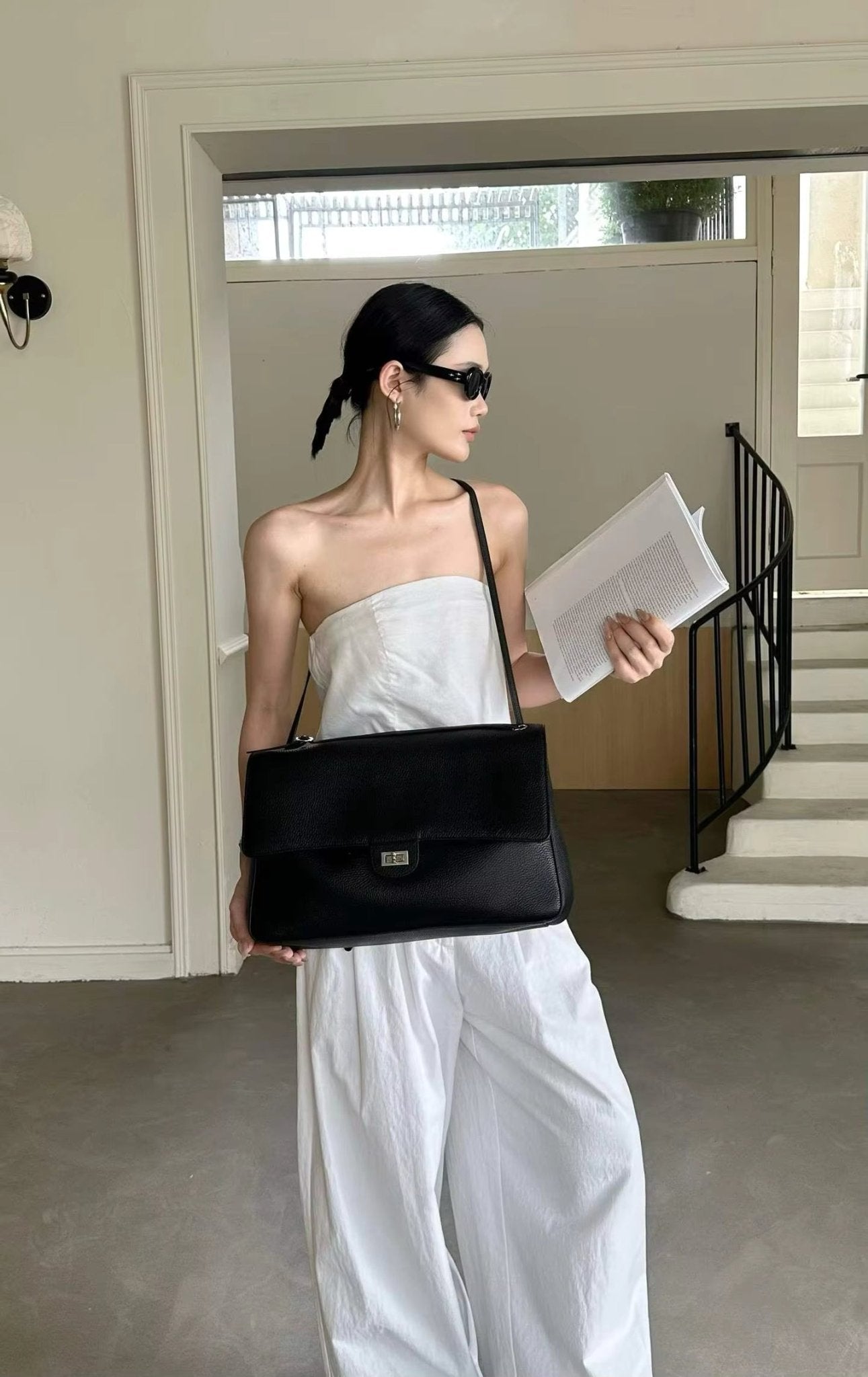 Eva Chevron Crossbody-väska