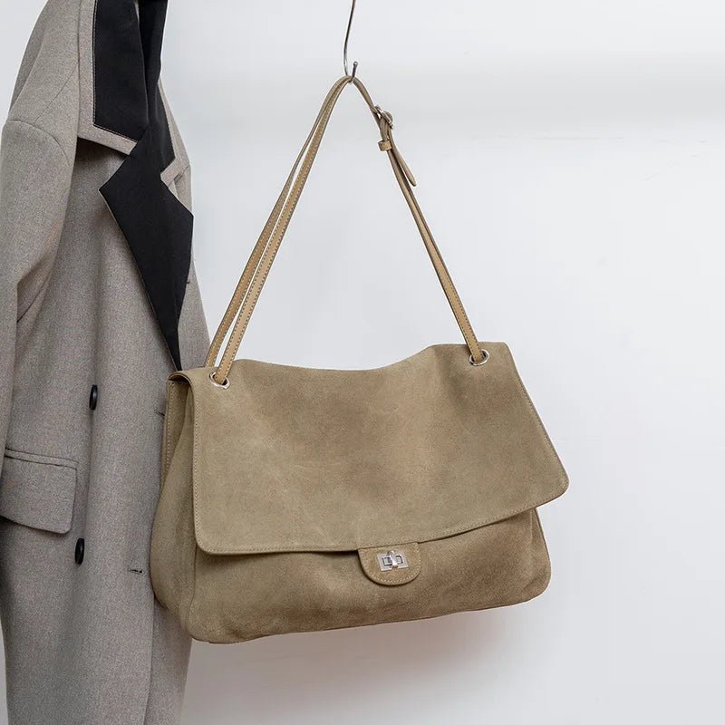 Denise Matte Suede Crossbody Tote