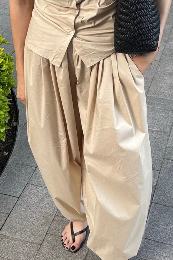 Fenella baggybyxor med resårmidja