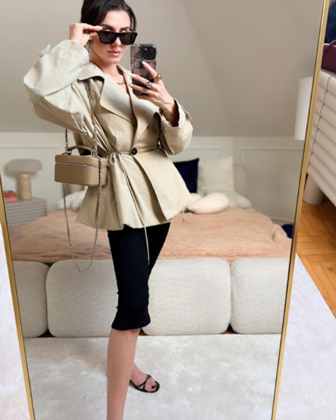 Ellen Trenchcoat med Slagkrage
