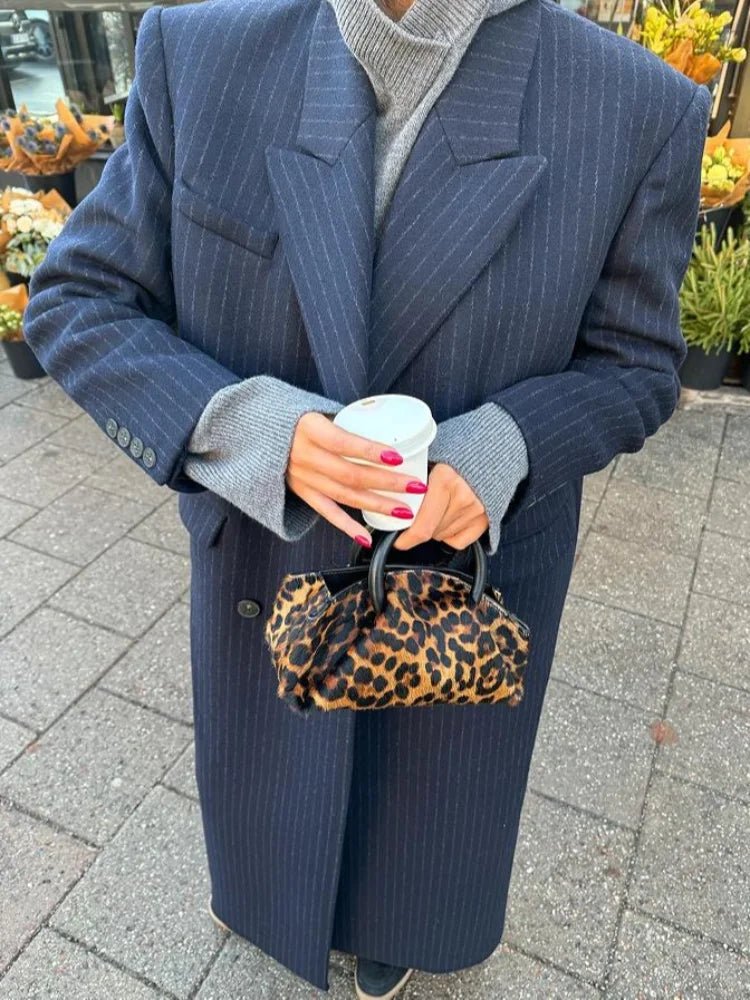Mary dubbelknäppt lång kappa