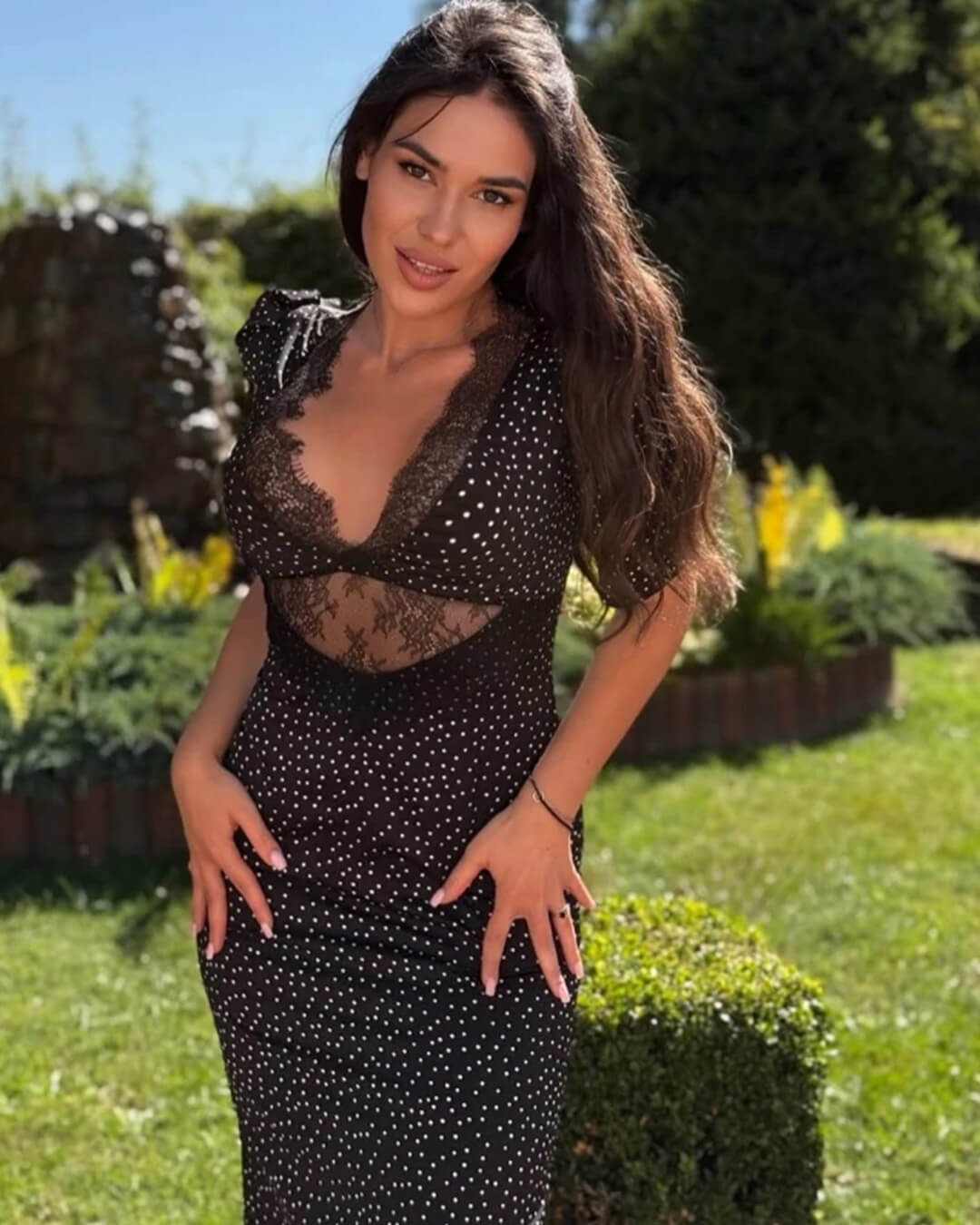 Celeste Puff Sleeve Lace Dress