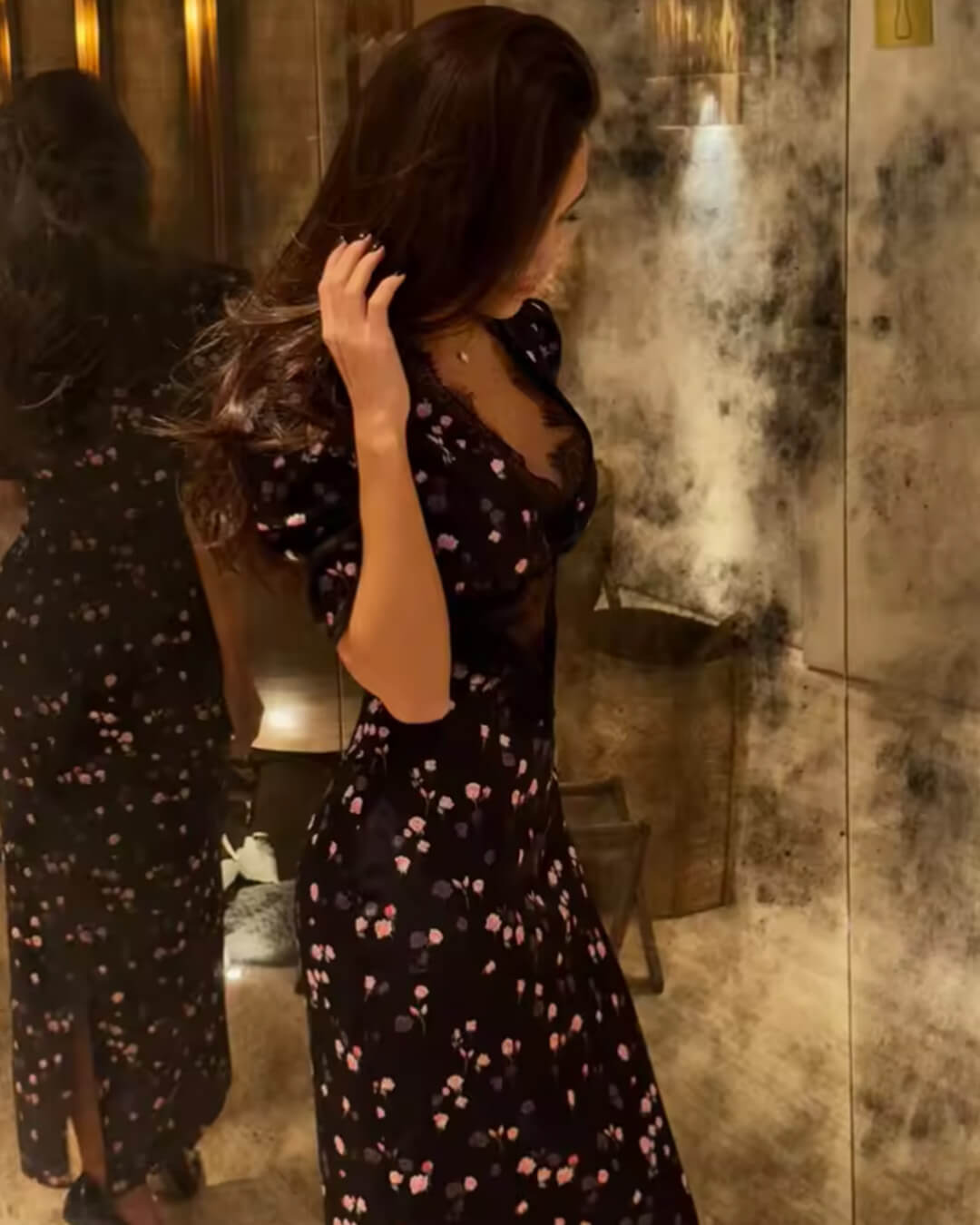 Celeste Puff Sleeve Lace Dress