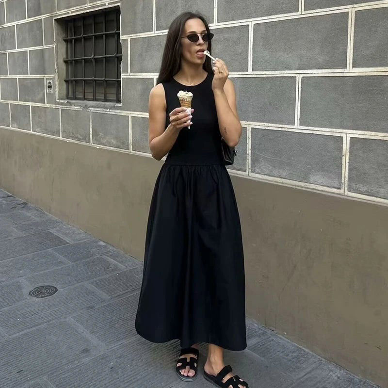 Sophia ärmlös sommarklänning