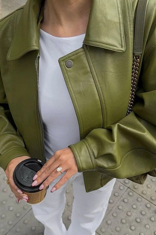 Nina Vintage Jacka i konstläder