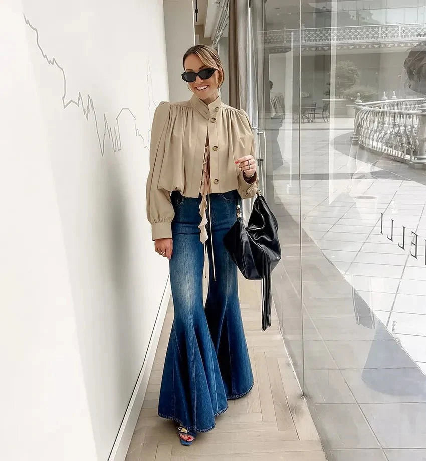 Margot Cropped Pleated Jacket