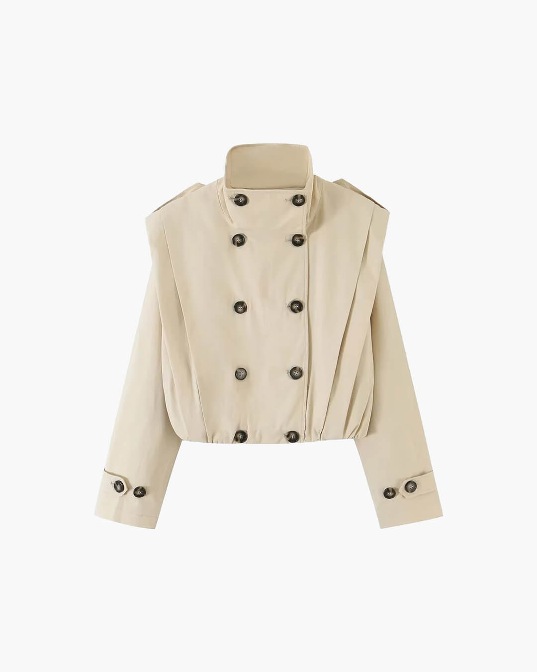 Gloria Plisserad Trenchcoat