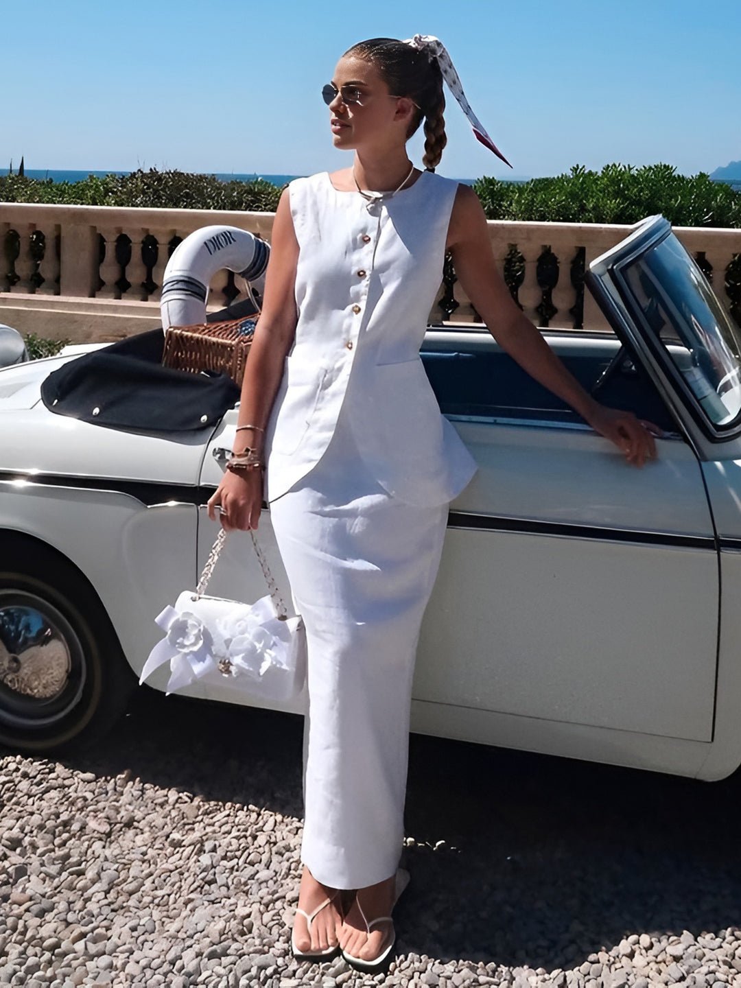 Annalise ärmlöst linneset