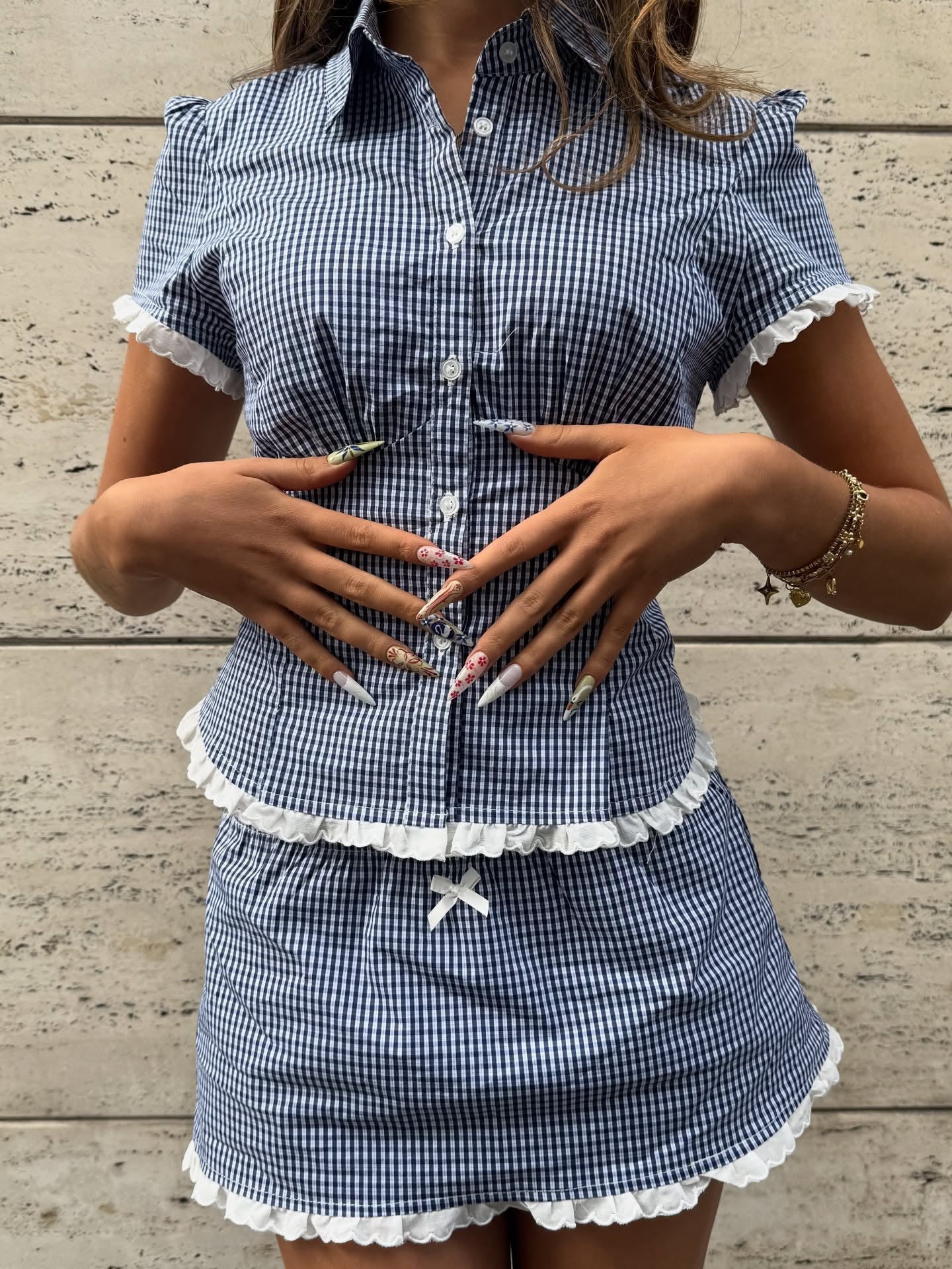 Stellina Cropped skort-set