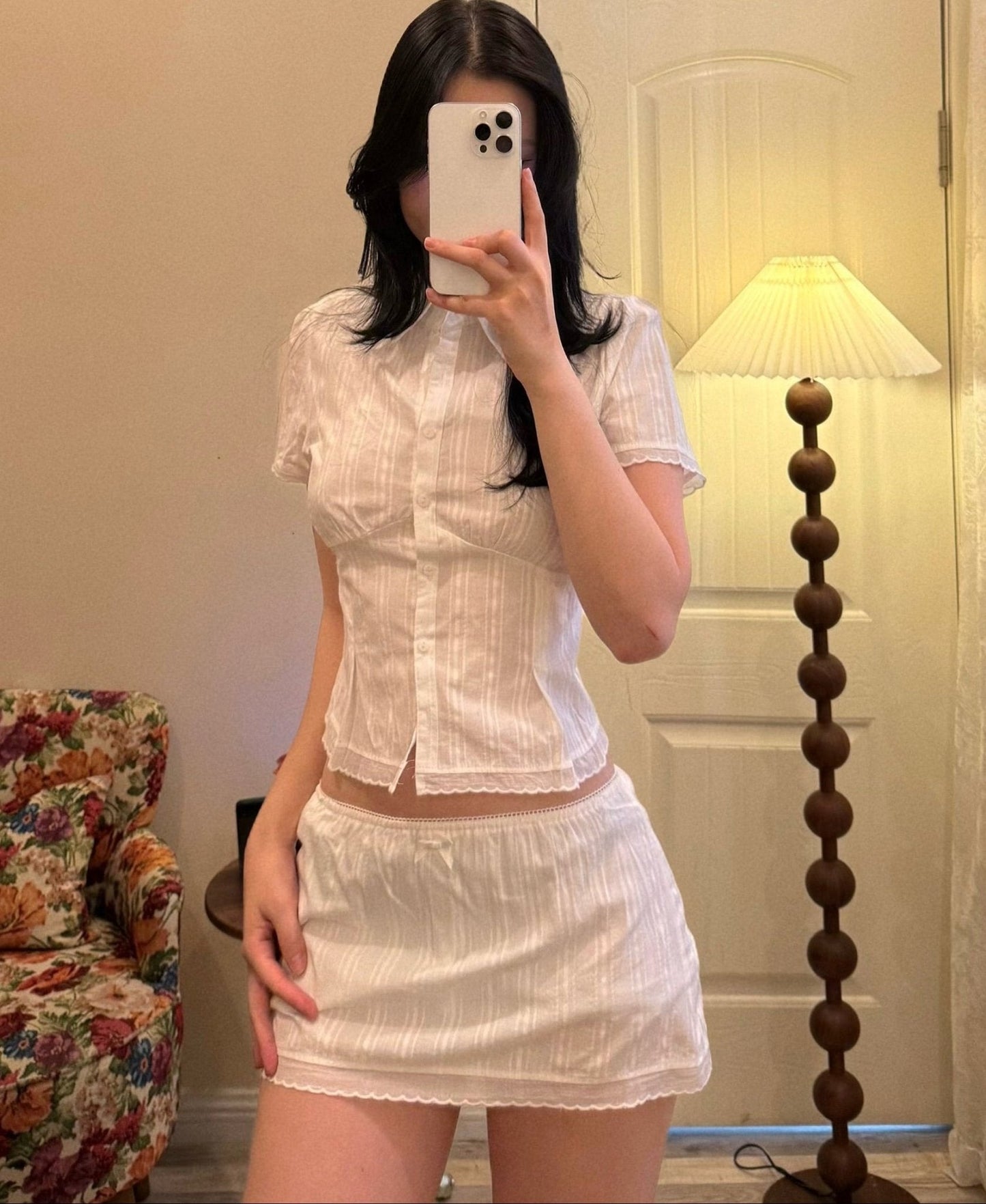 Stellina Cropped skort-set
