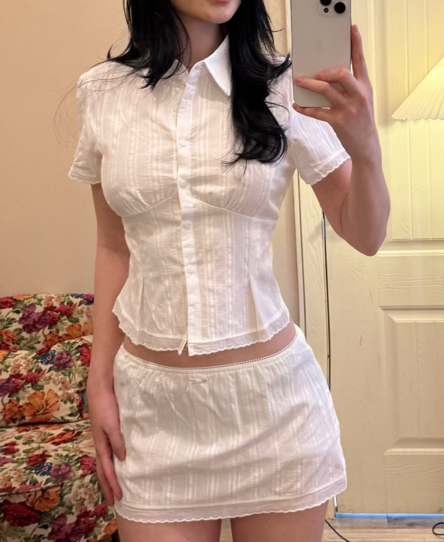 Stellina Cropped skort-set