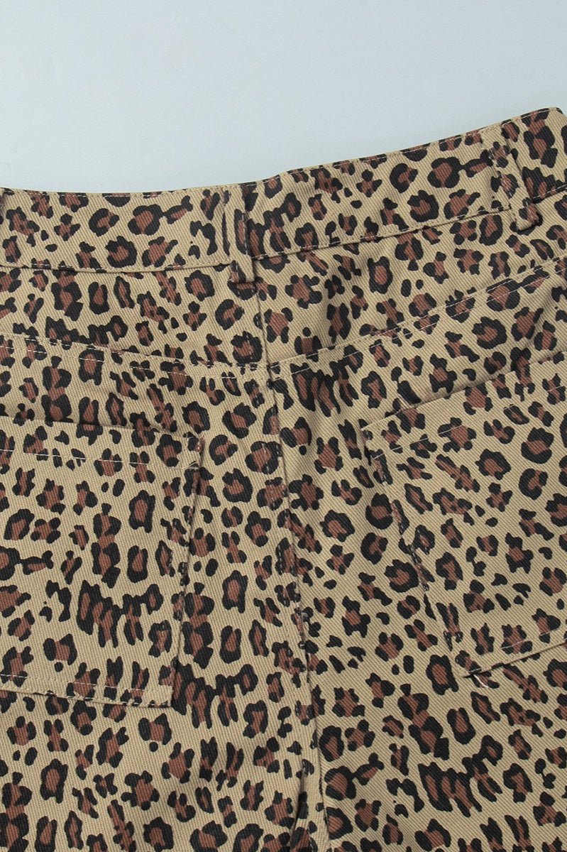 Carla leopardmönstrade shorts