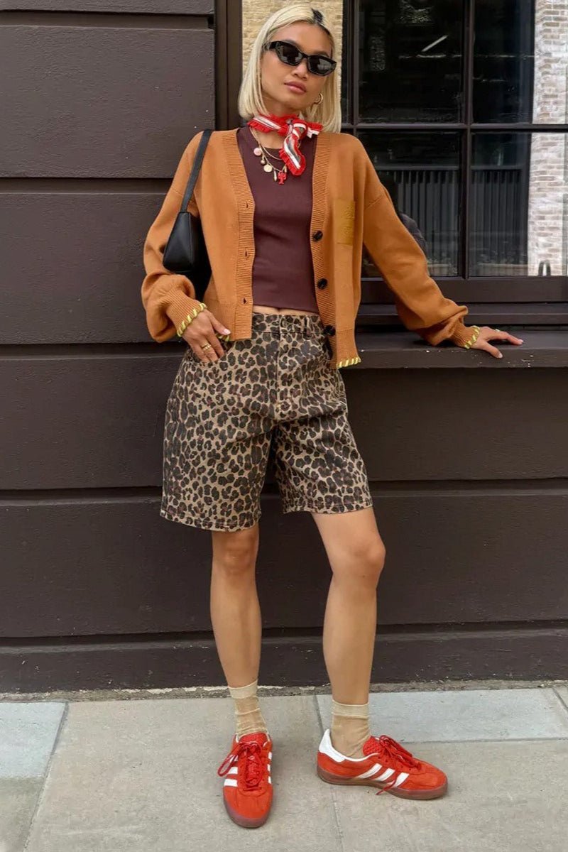 Carla leopardmönstrade shorts