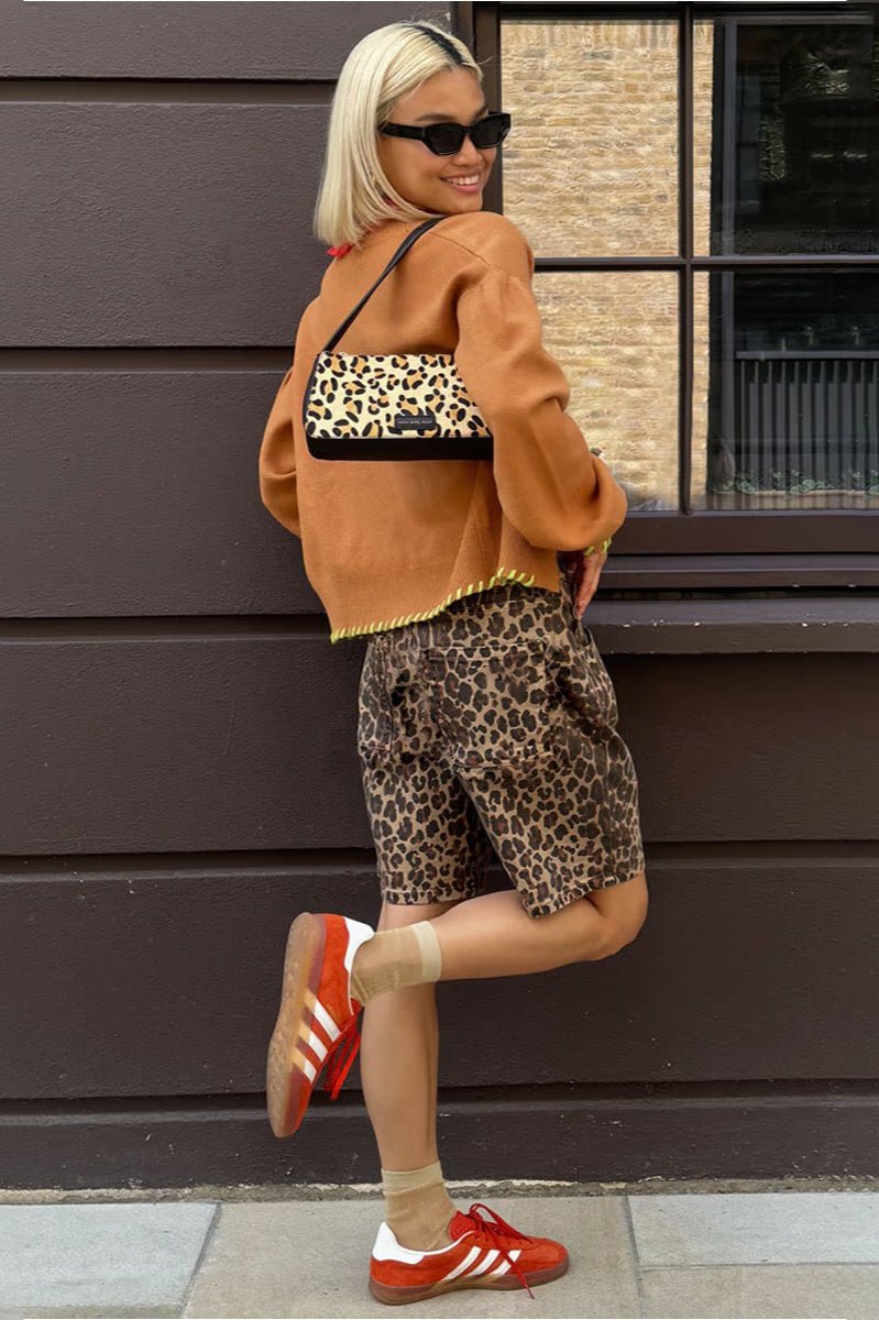 Carla leopardmönstrade shorts