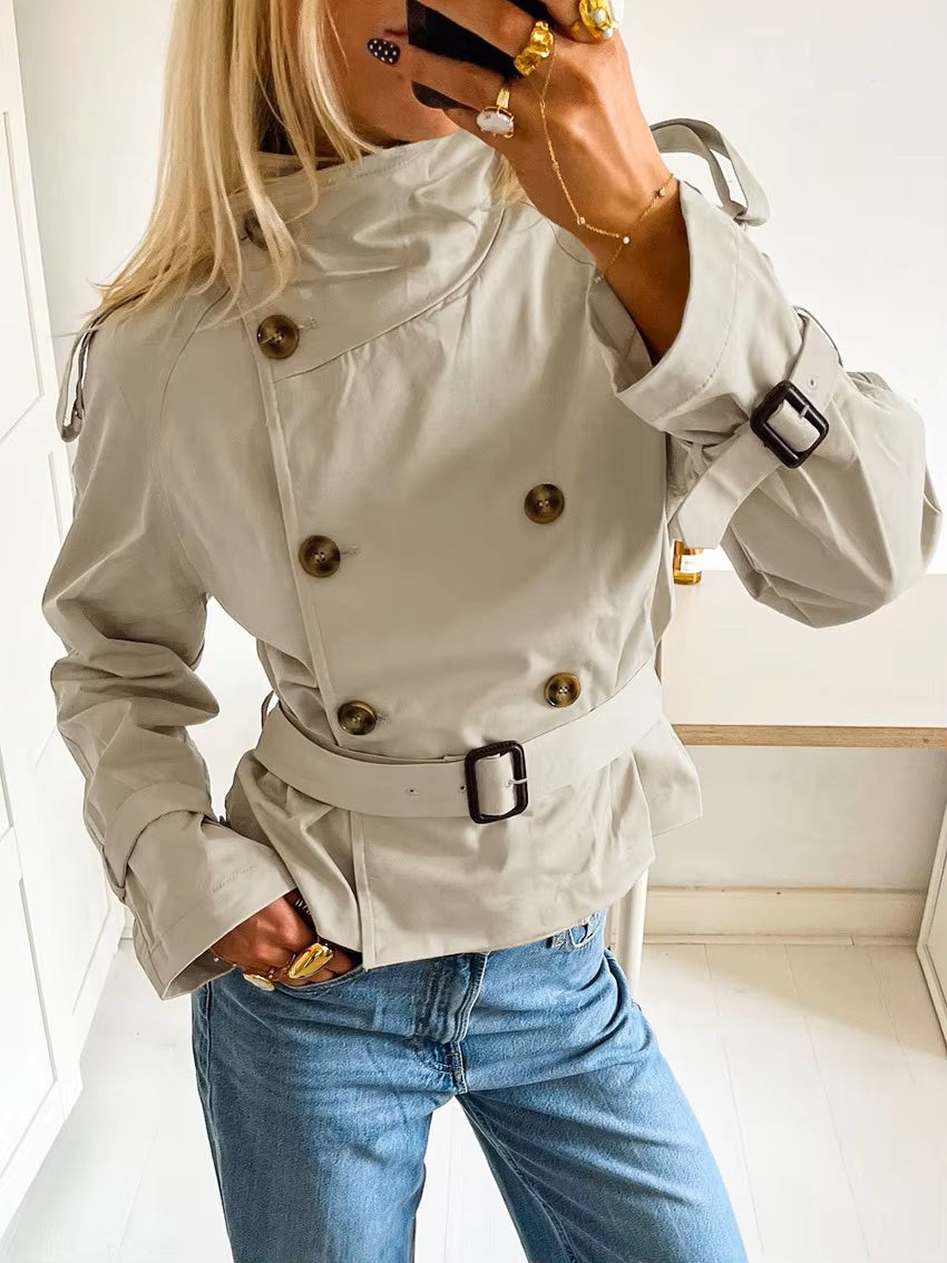 Amelie trenchcoat med bälte
