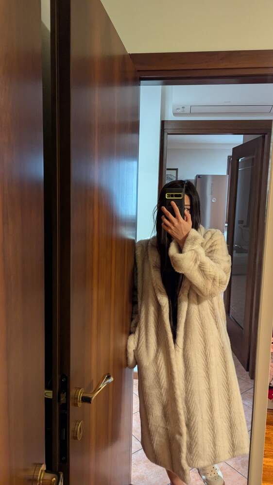 ZEYA - Alicia Faux Fur Maxi Coat with Belt