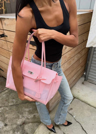 Alicia strukturerad handtagsväska