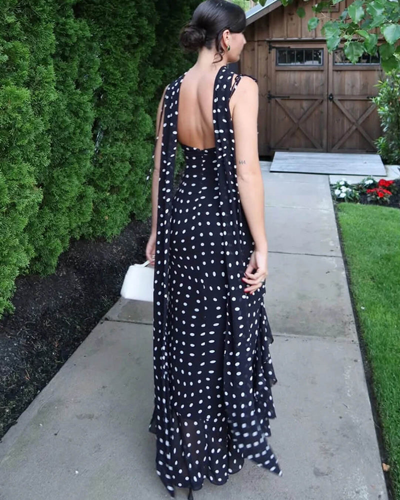 ZEYA - Almira Polka Dot Maxi Dress