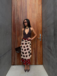Amelie Omlott Midikjol Scarf