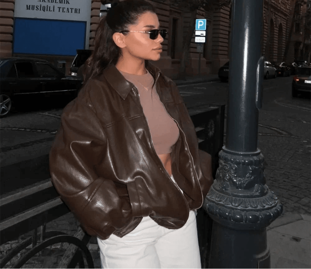 ZEYA - Aurora Vegan Leather Jacket