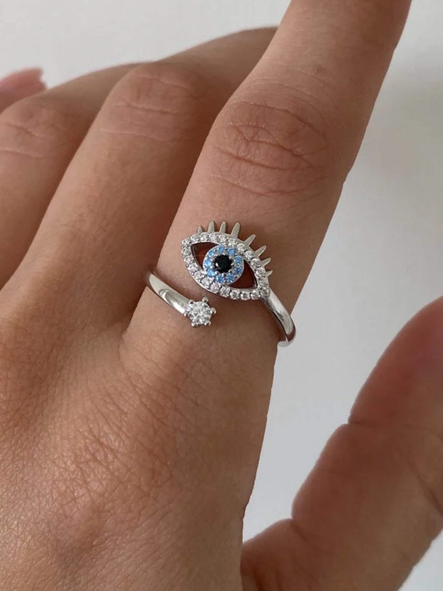 ZEYA - Ayla Evil Eye Ring